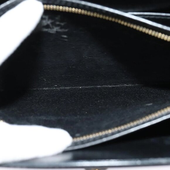 LOUIS VUITTON Epi Capuchin Shoulder Bag Black M52342 LV Auth 129355 - Picture 12 of 15